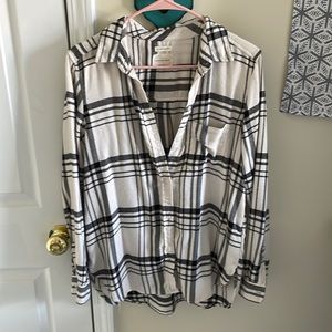 American eagle boyfriend fit flannel